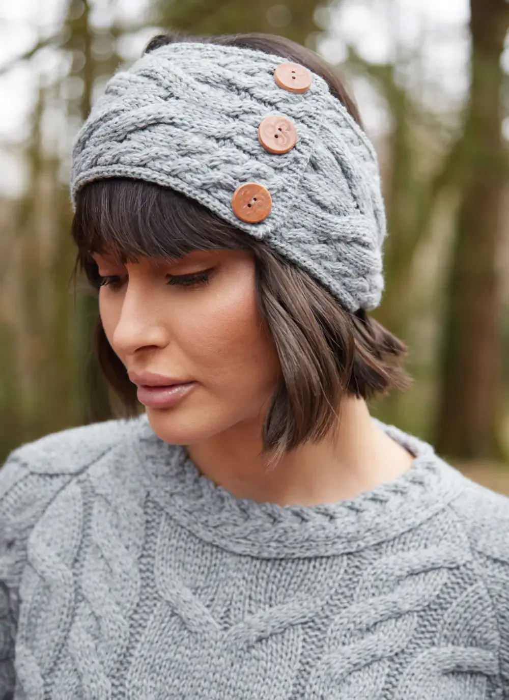 Supersoft Button Headband 